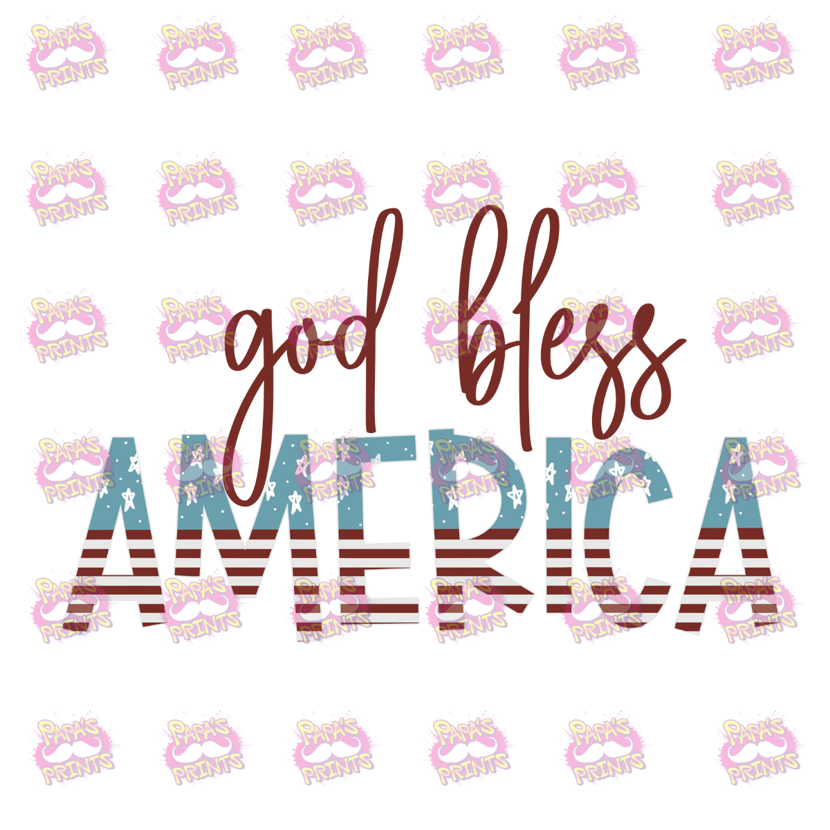 God Bless America Damn Good Decal