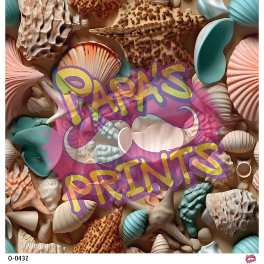 Sea Shells 3D Vinyl