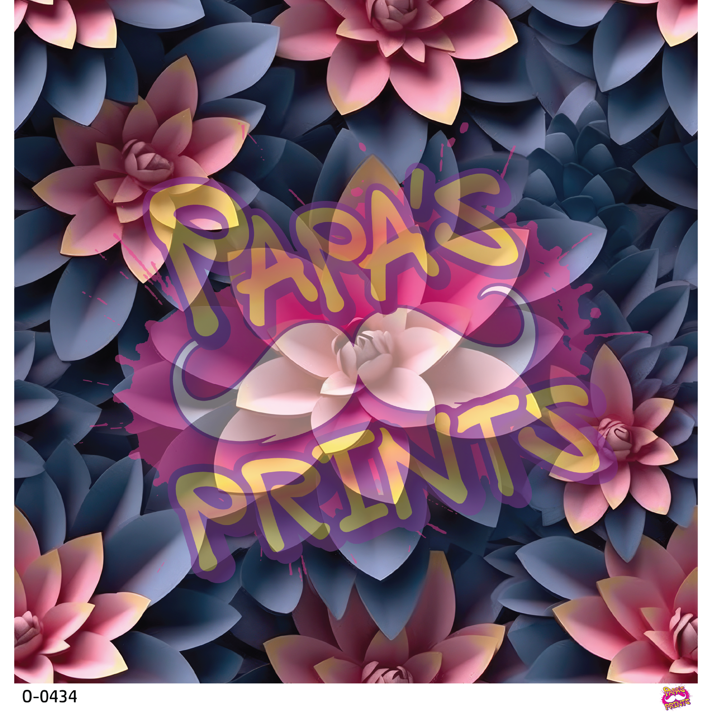 Pink Lilly 3D Vinyl
