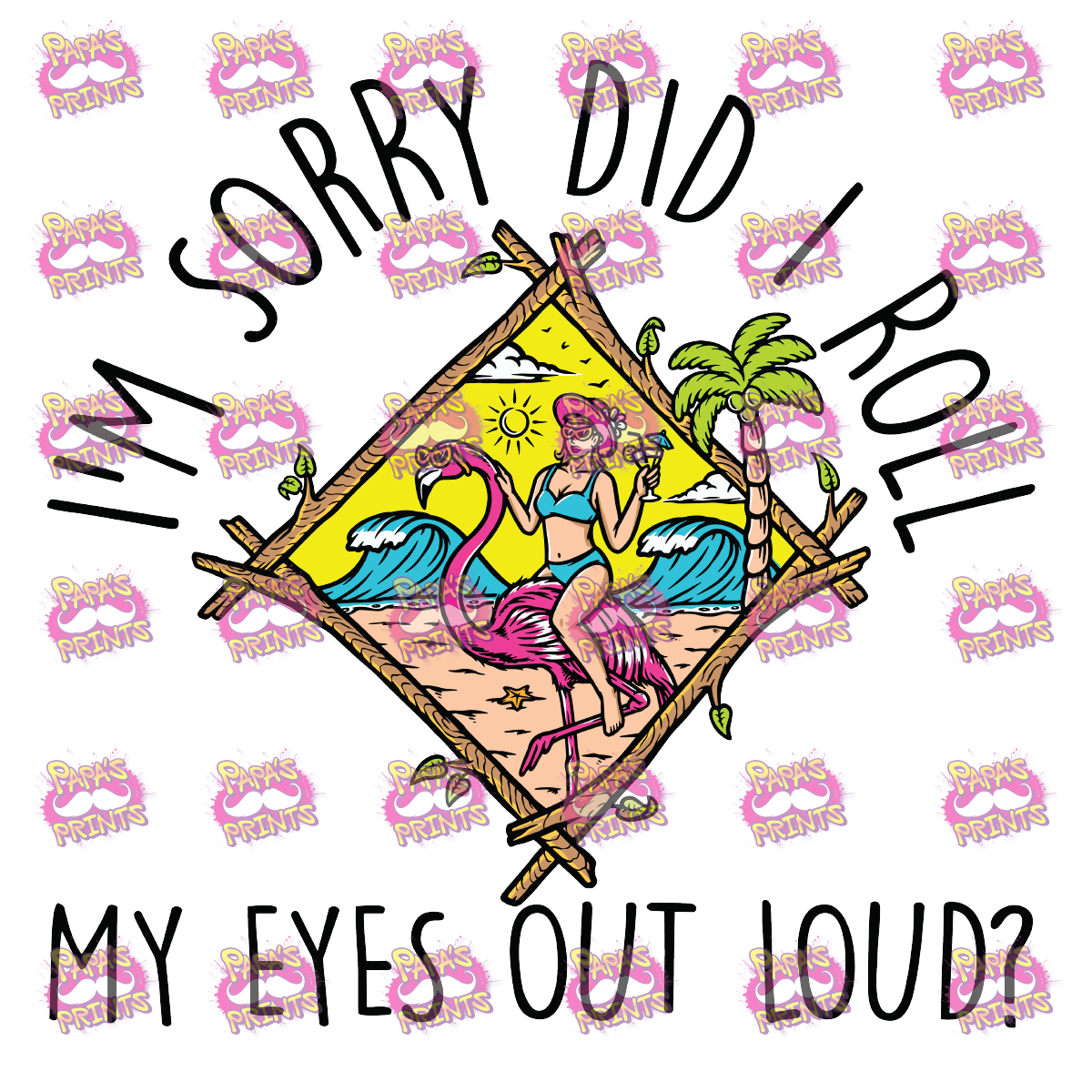Roll My Eyes Out Loud Damn Good Decal