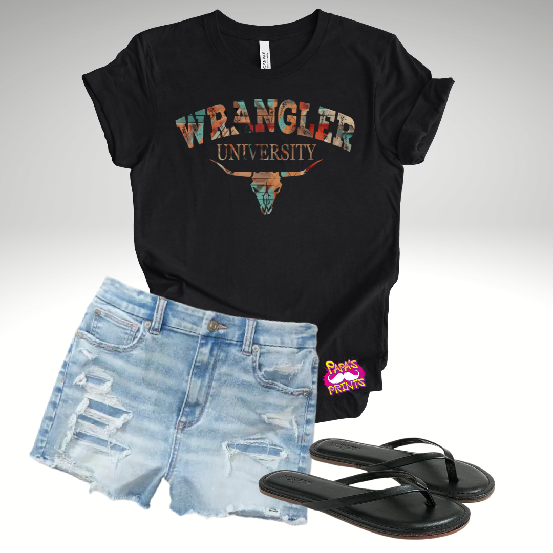 DTF Transfer - Wrangler University