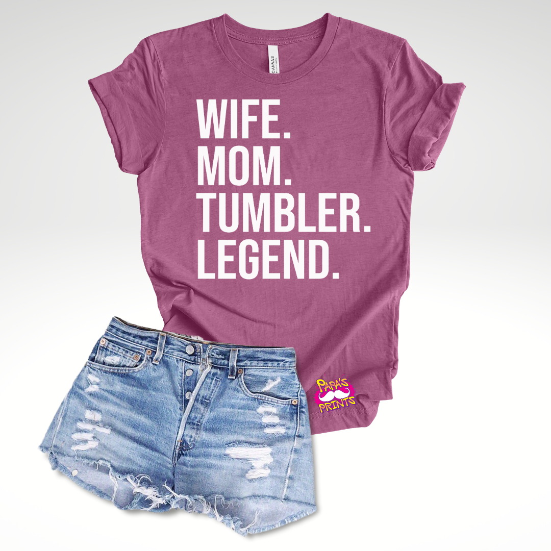 DTF Transfer - Wife.Mom.Tumbler.Legend