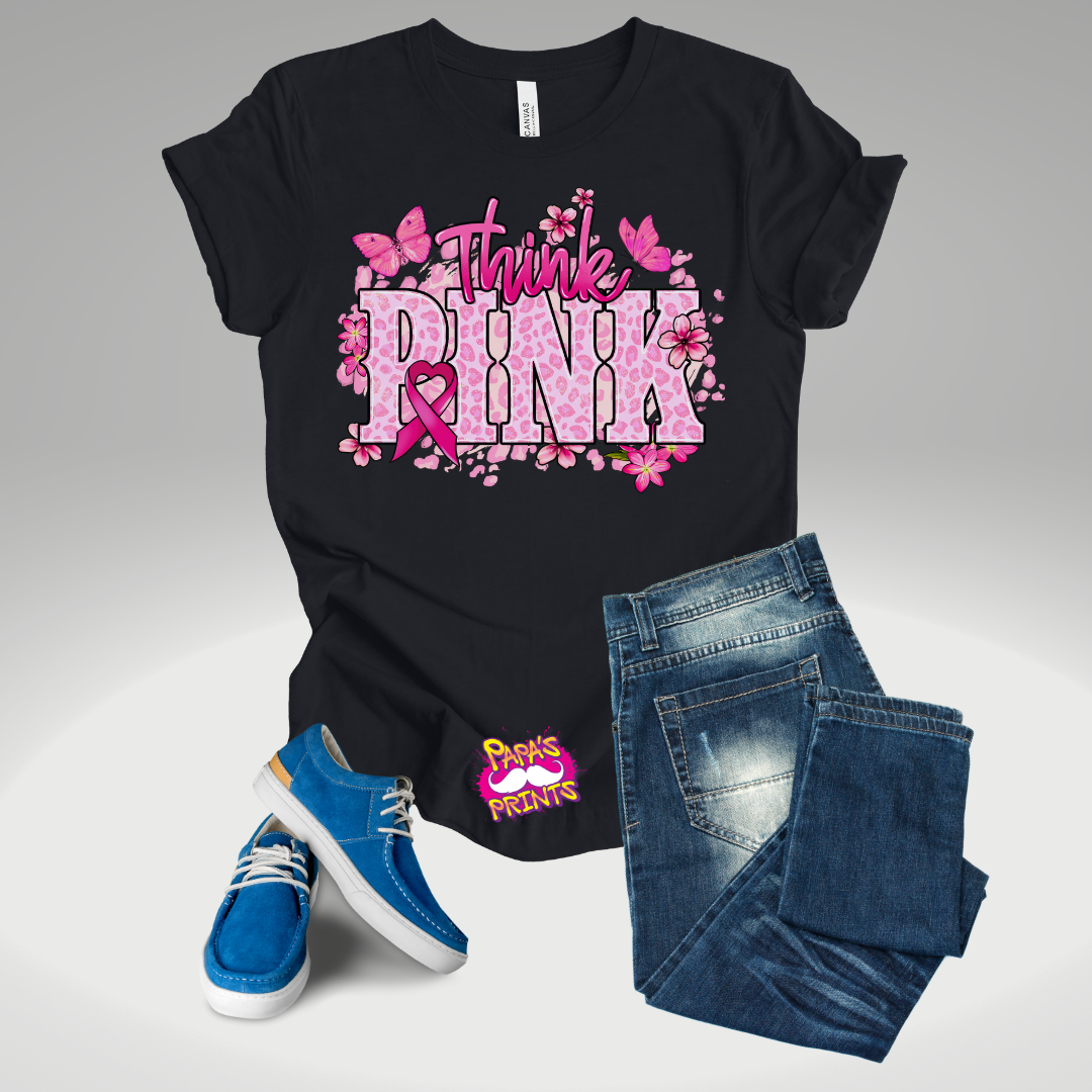 DTF Transfer - Think Pink