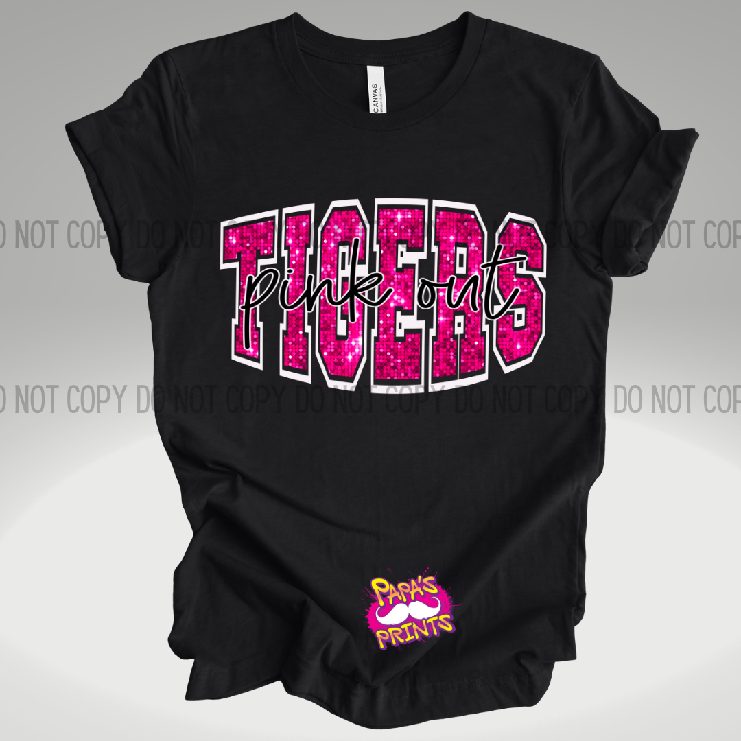 Tigers Pink Out DTF