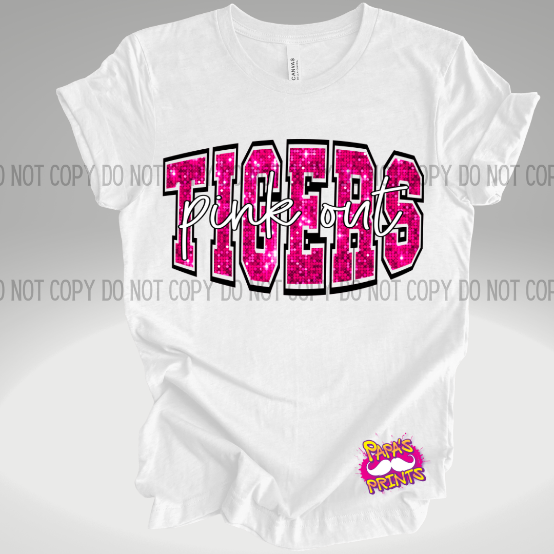 Tigers Pink Out DTF