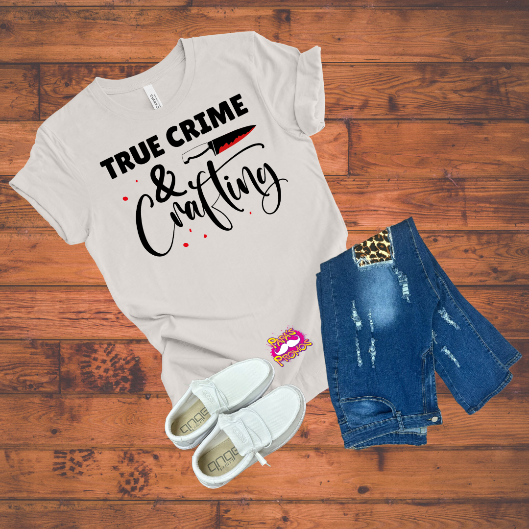 DTF Transfer - True Crime and Crafting