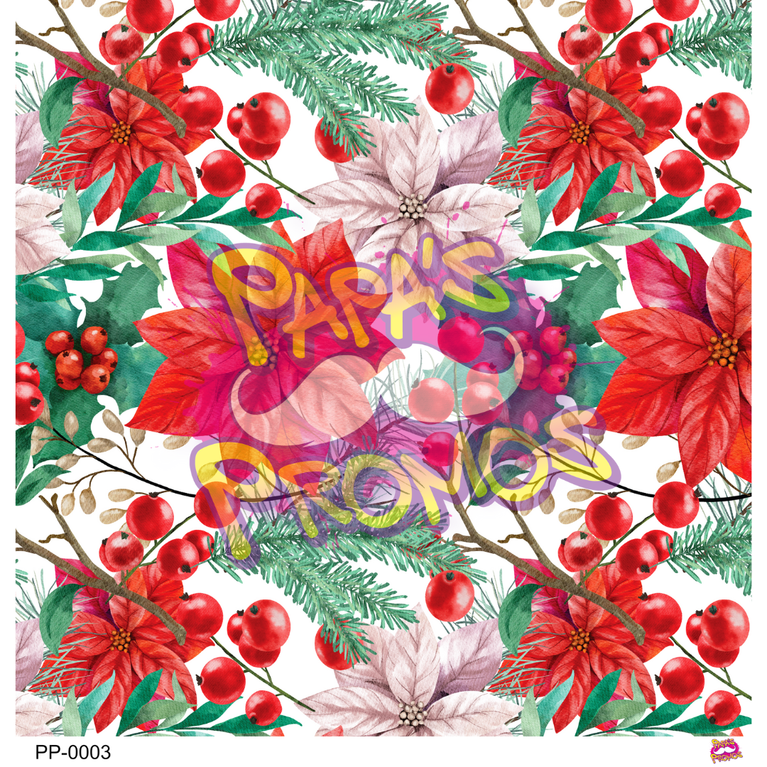 Poinsettia Vinyl