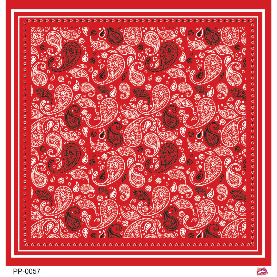 Red Bandana Opaque Vinyl Papa s Prints