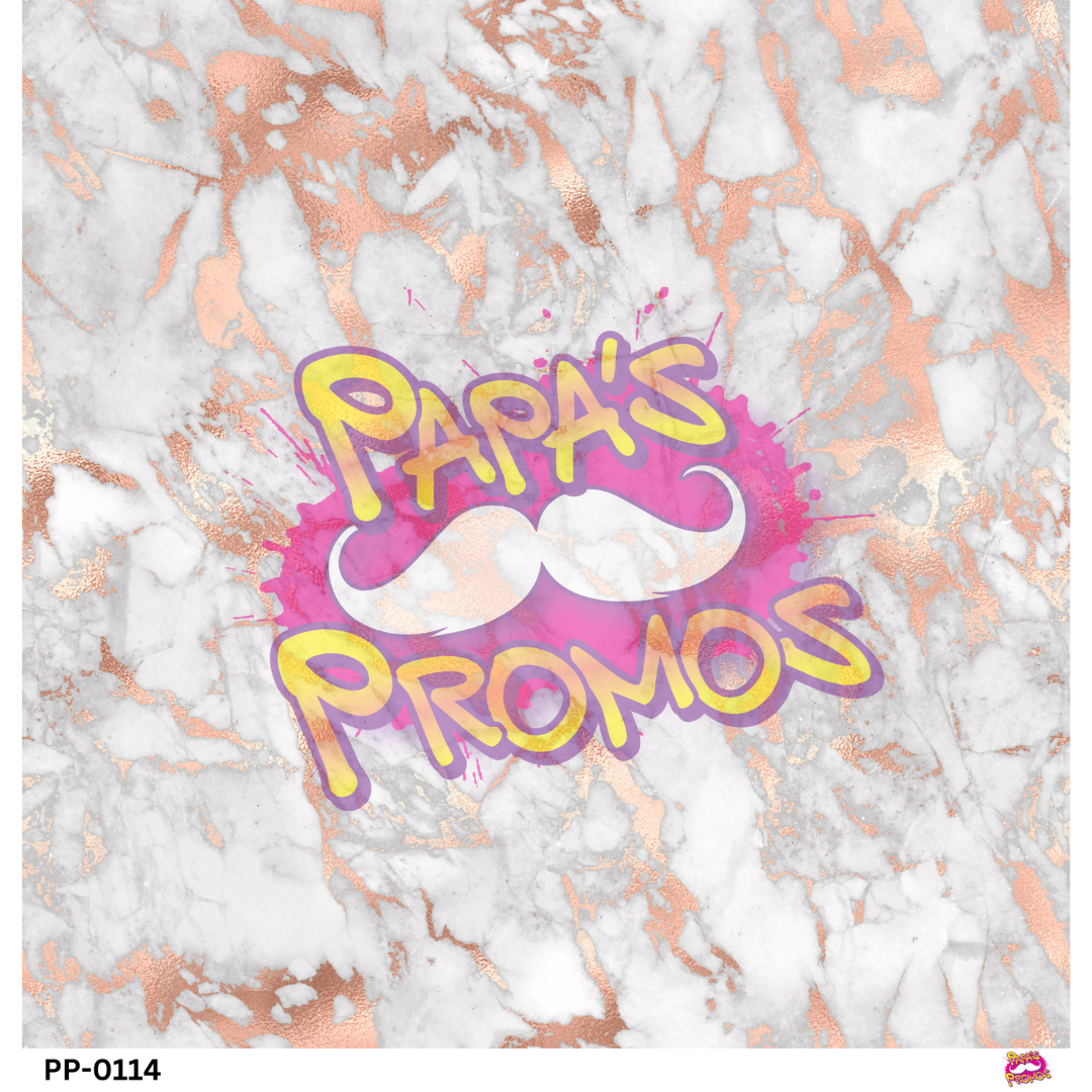 Rose Gold Marble Semi-Transparent Vinyl