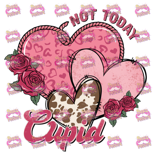 Not Today Cupid Damn Good Decal