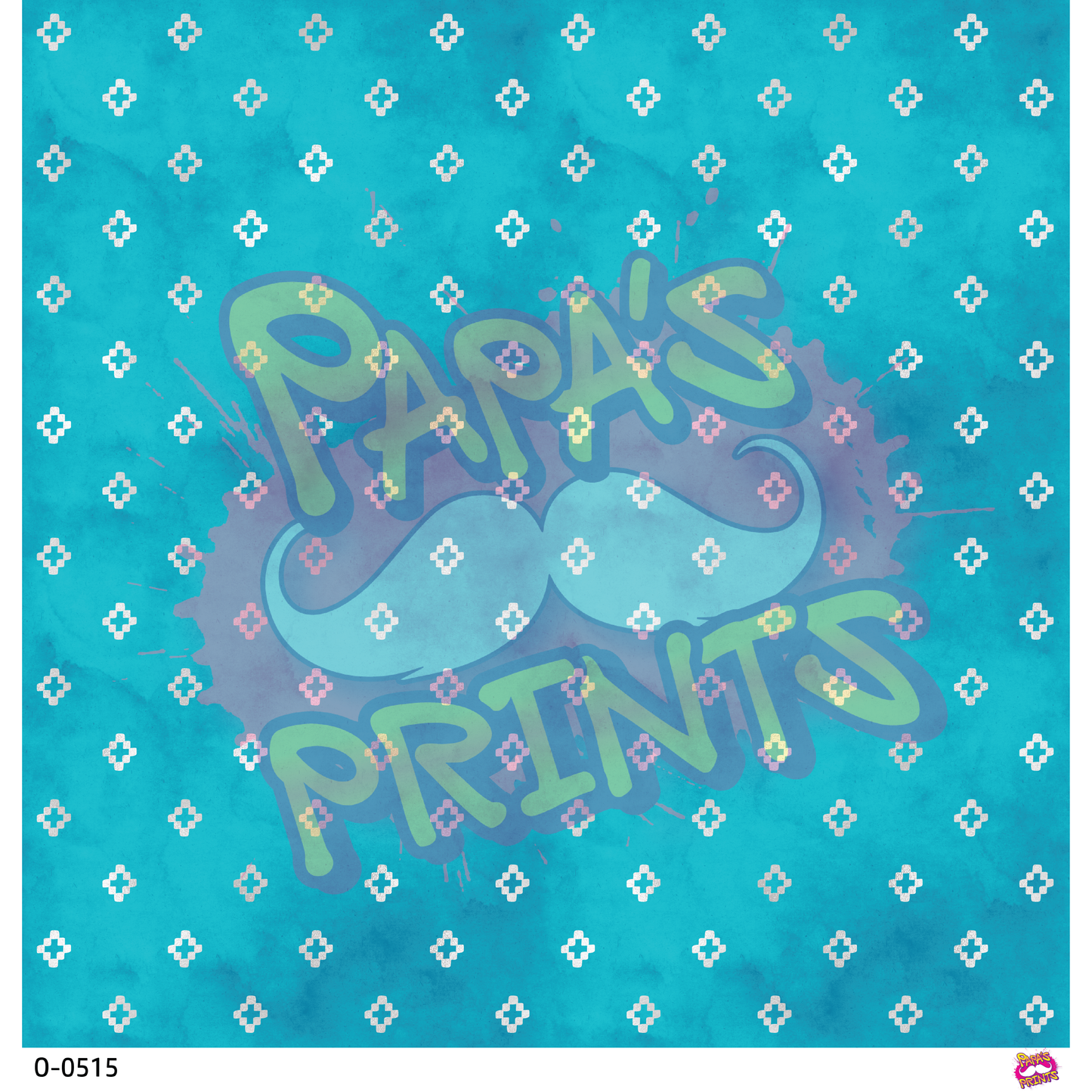 Western Turquoise Diamond Vinyl