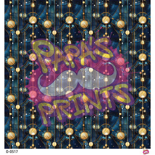 Moon Drops Stained Glass Vinyl
