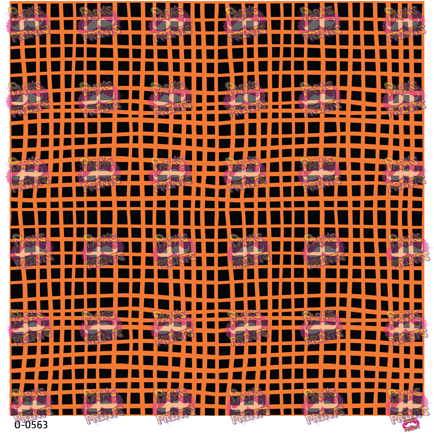 Halloween Plaid Vinyl