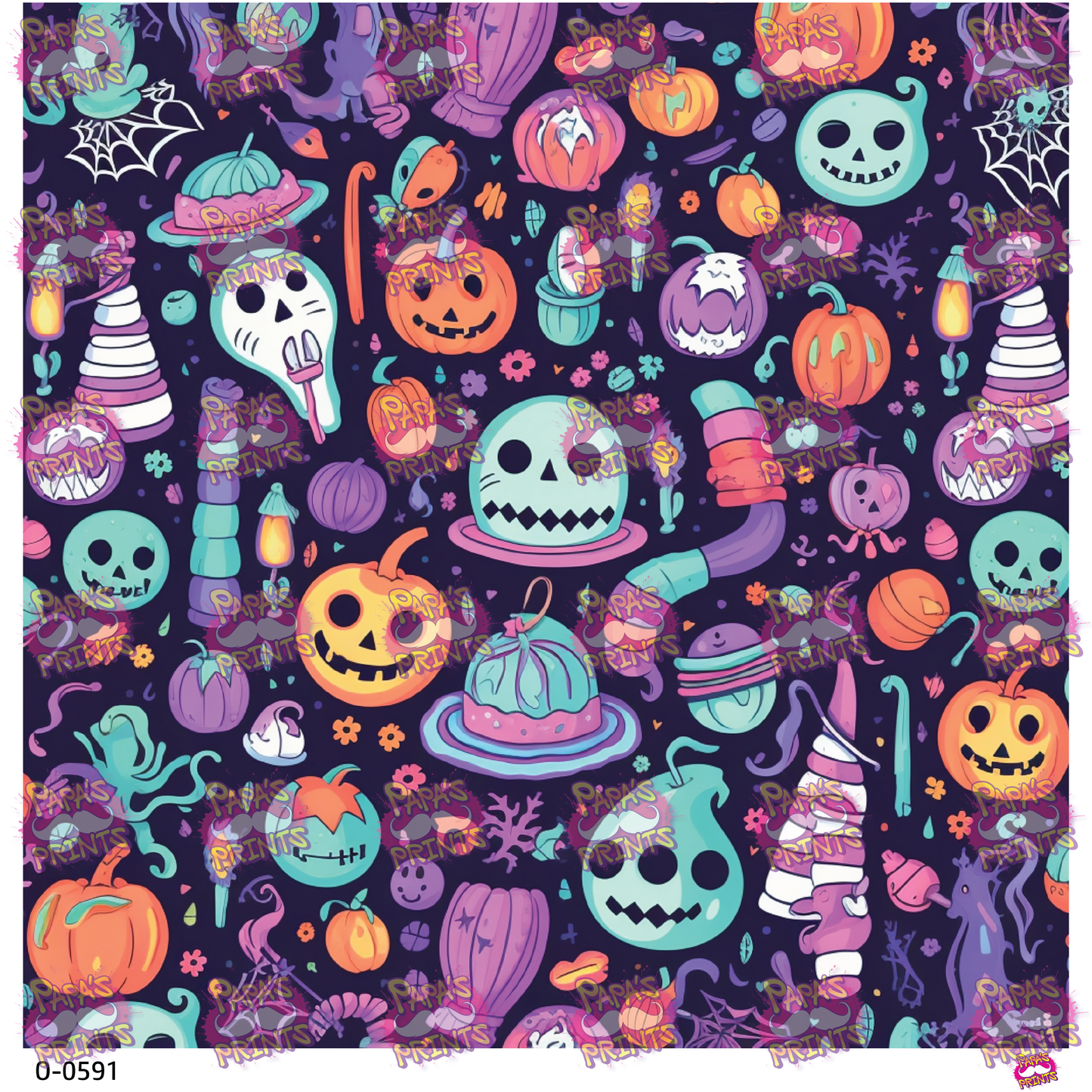 Colorful Trick-Or-Treat Vinyl