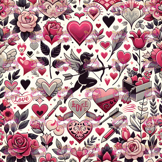 Valentine's Love Tattoo Vinyl