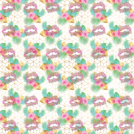 Gold Tropical Abstract