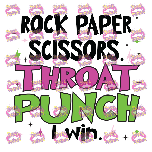 Throat Punch Damn Good Decal