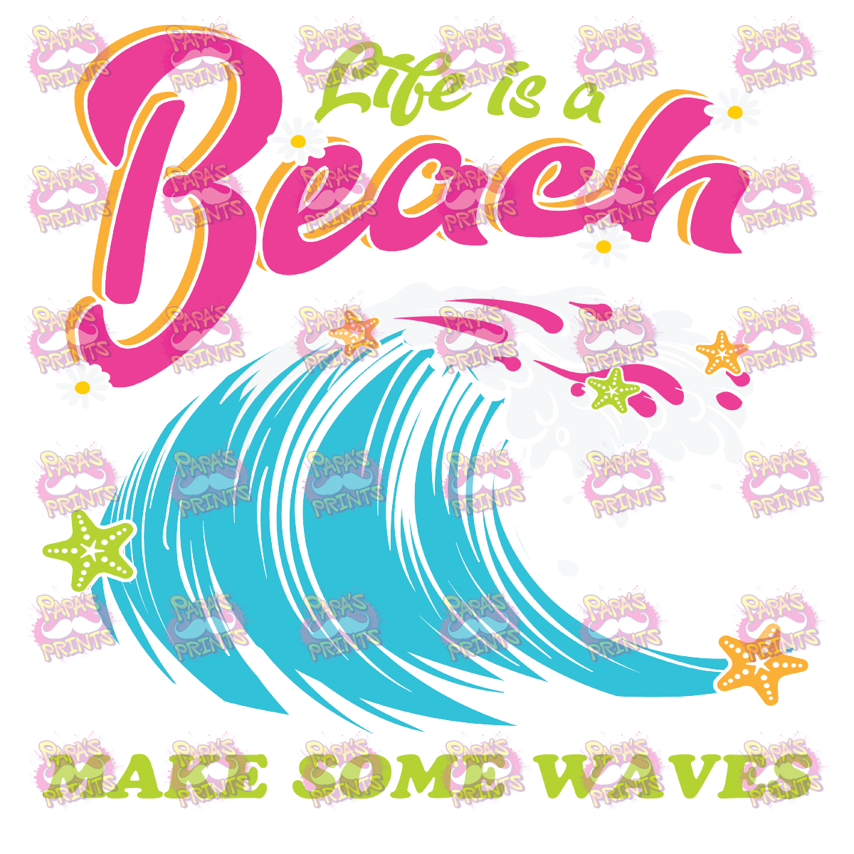 Life is a Beach Damn Good Decal