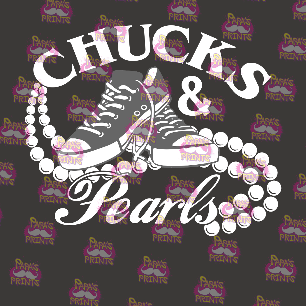 Chucks & Pearls Decal
