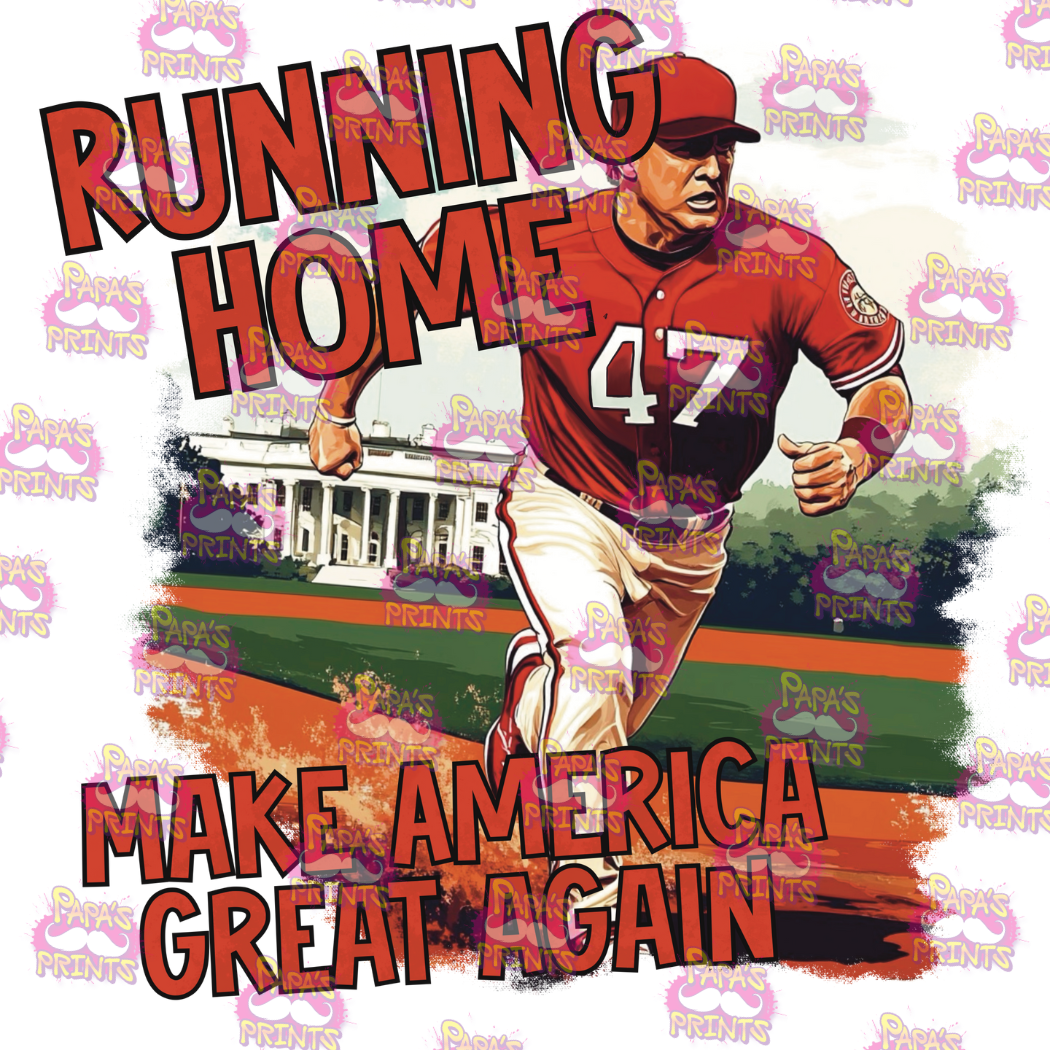 Running Home Decal