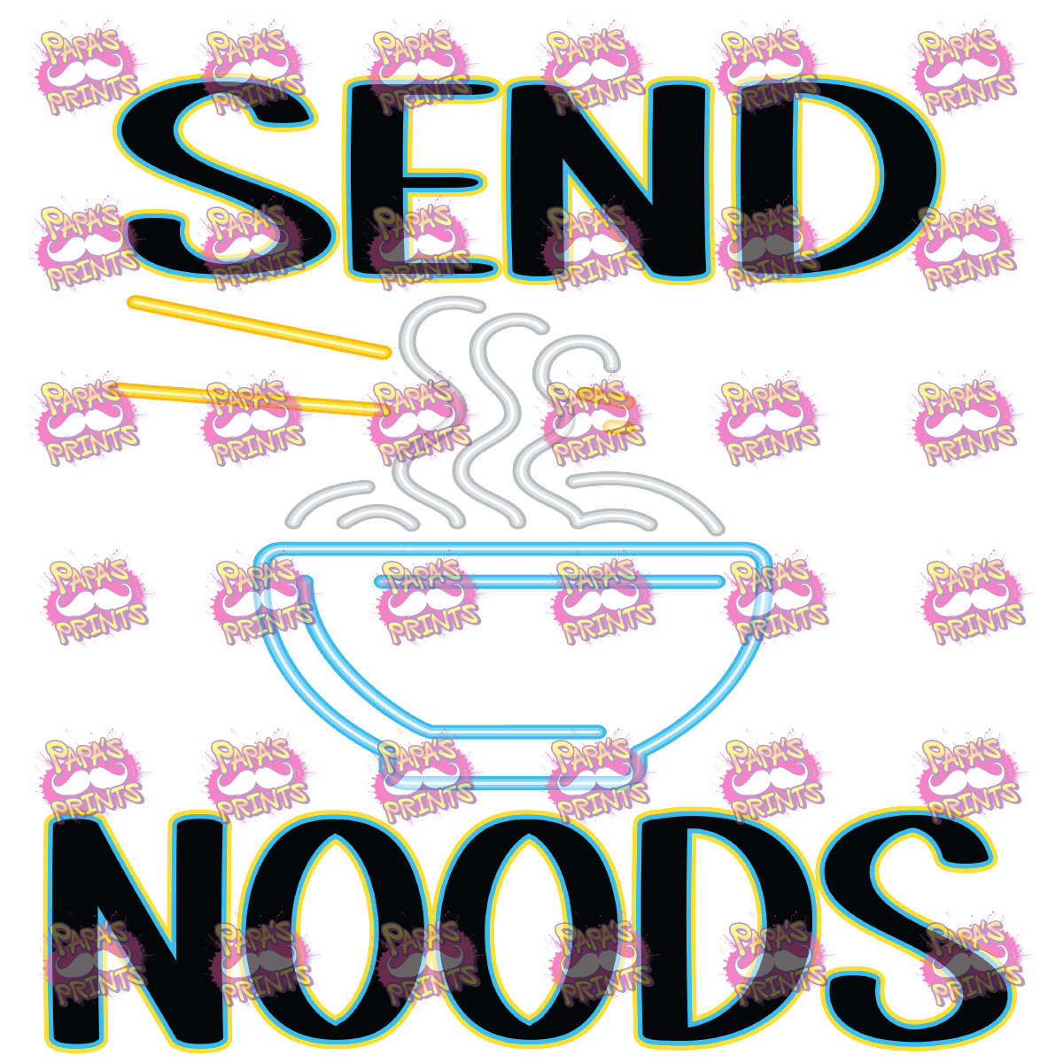 Send Noods Damn Good Decal