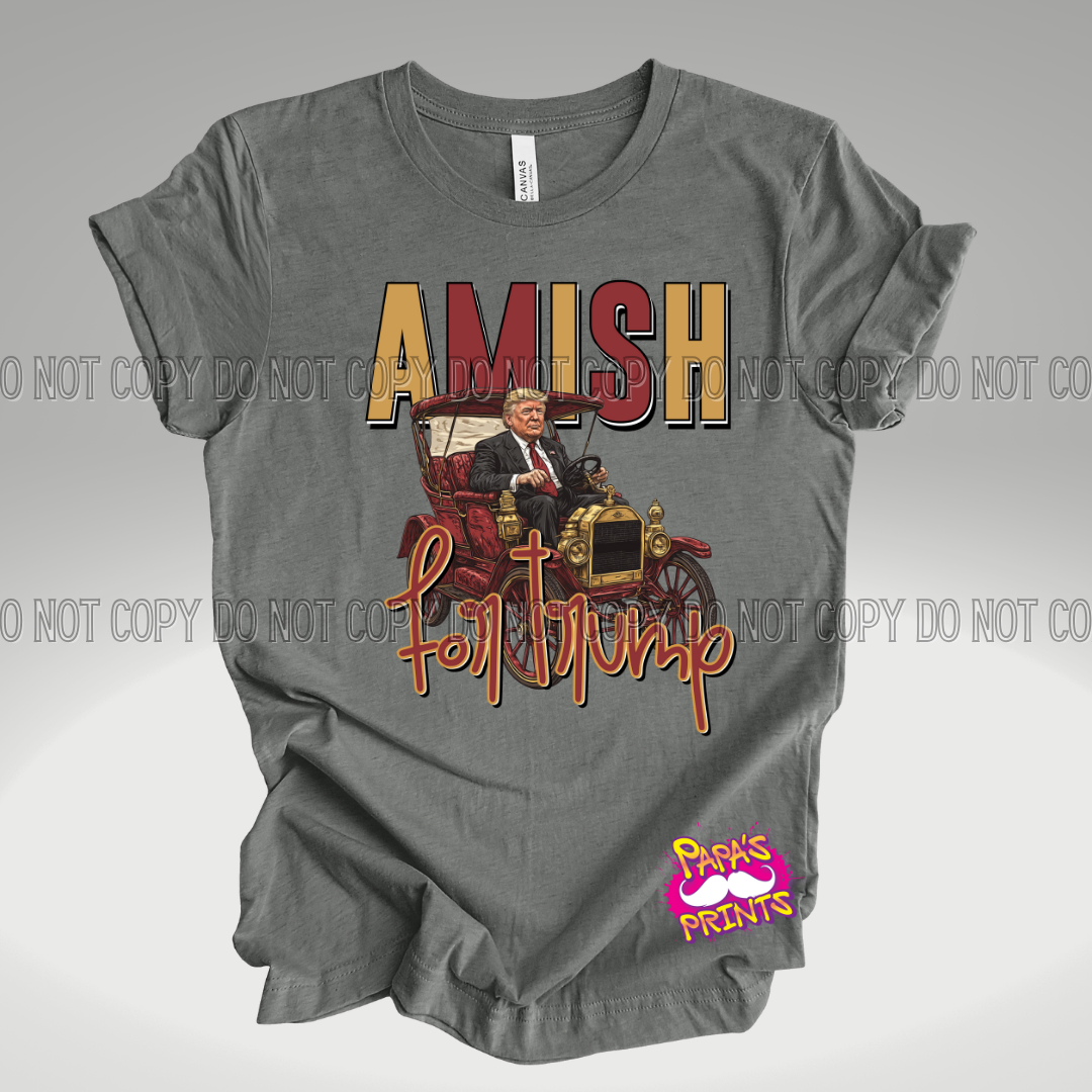 Amish for Trump DTF