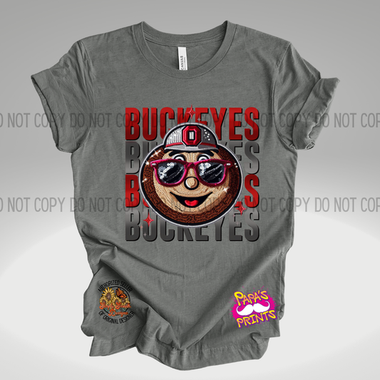 OH-IO Buckeyes Sequin Tee