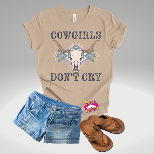DTF Transfer - Cowgirls Don't Cry