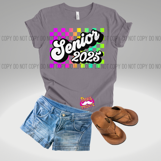 Senior 2025 Rainbow T-Shirt
