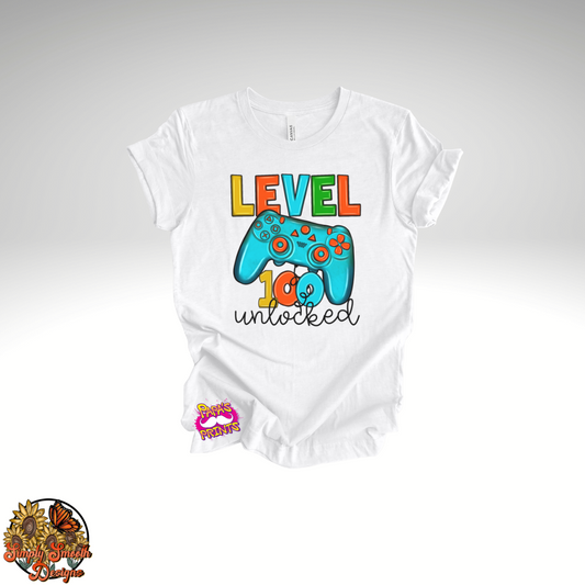 Level 100 Orange Controller T-Shirt