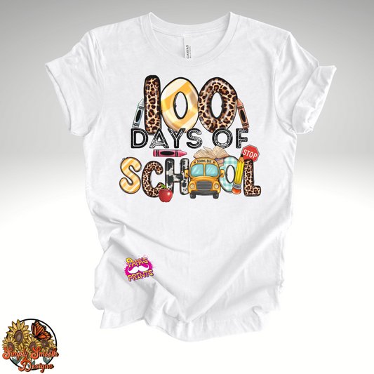 DTF Transfer - 100 Days of School