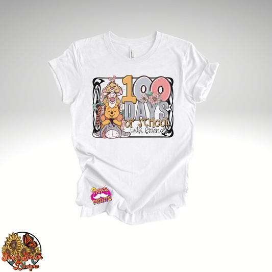 100 Days of School With Friends T-Shirt