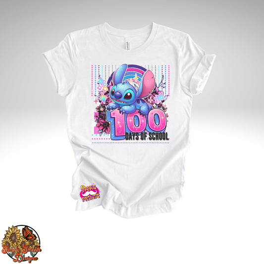 100 Days of School Stitch T-Shirt