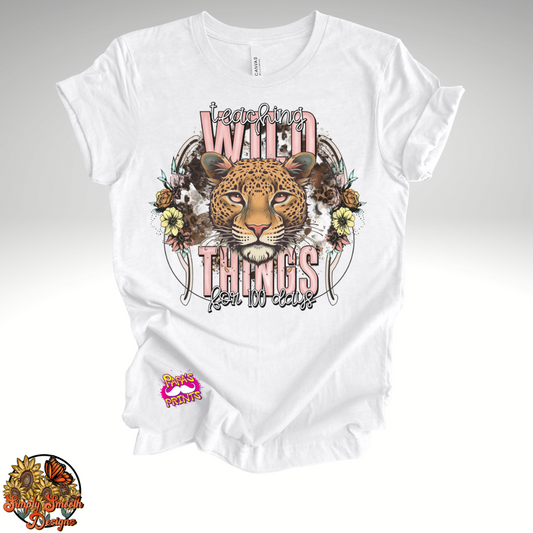 Teaching Wild Things for 100 Days T-Shirt