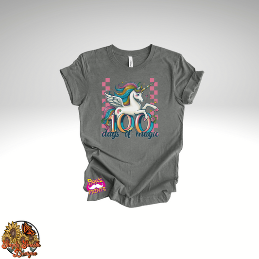 100 Days of Magic Unicorn T-Shirt