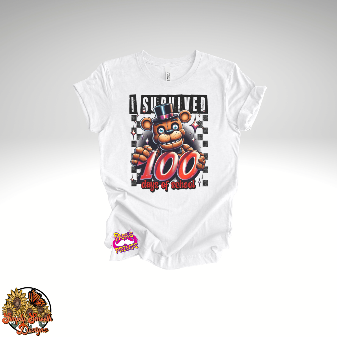 100 Days of School Freddy T-Shirt