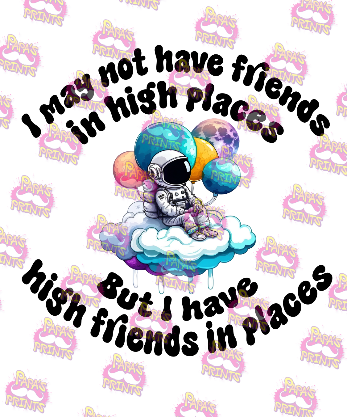 Friends In High Places Damn Good Decal