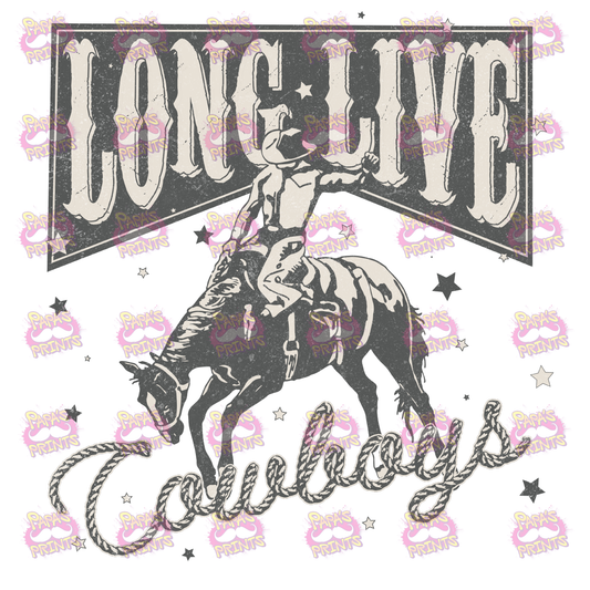 Long Live Cowboys Damn Good Decal