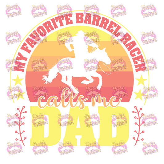 Barrel Racer Dad Damn Good Decal