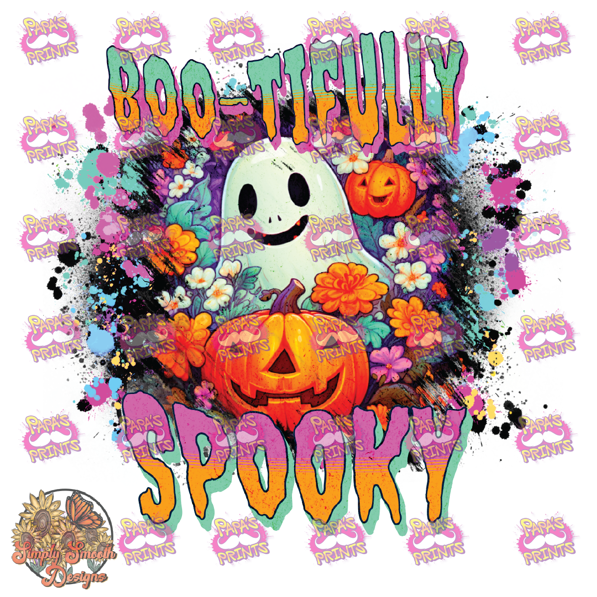 Boo-Tifully Spooky Damn Good Decal