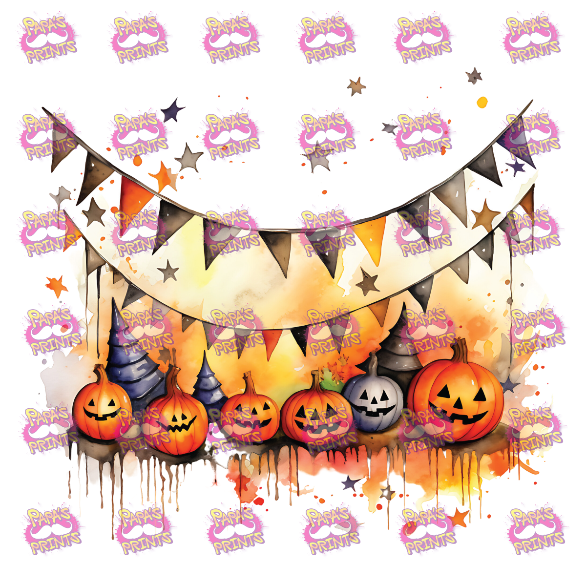 Pumpkin Banner Damn Good Decal