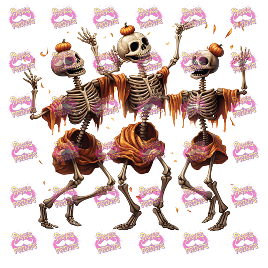 Pumpkin Skelly Damn Good Decal