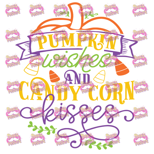 Candy Corn Kisses Damn Good Decal