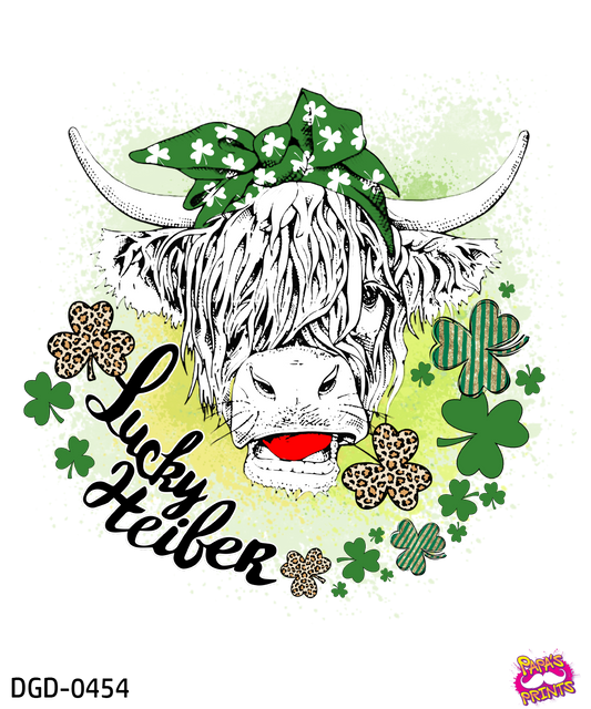 Lucky Heifer Damn Good Decal