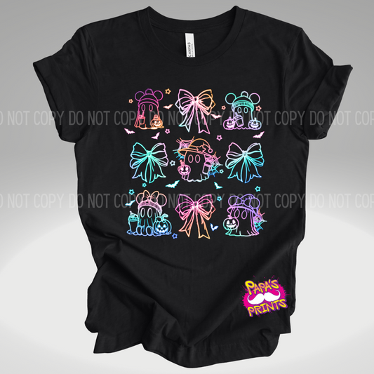 Neon Ghost Coquette DTF