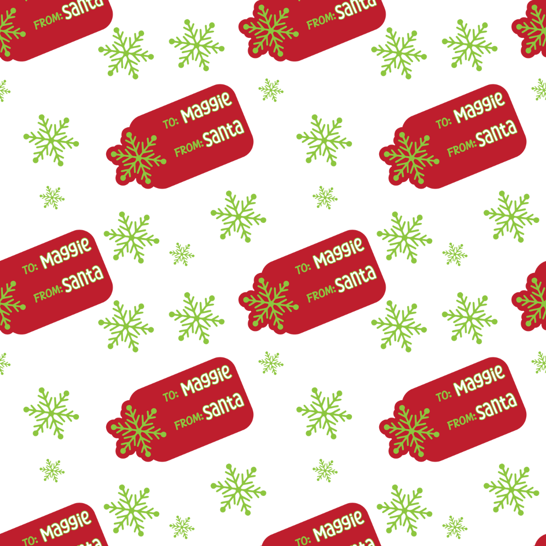 Custom Holiday Wrapping Paper