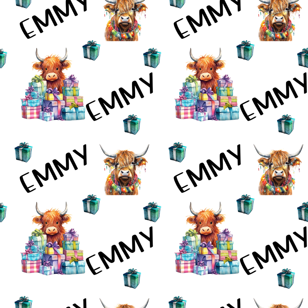 Custom Holiday Wrapping Paper