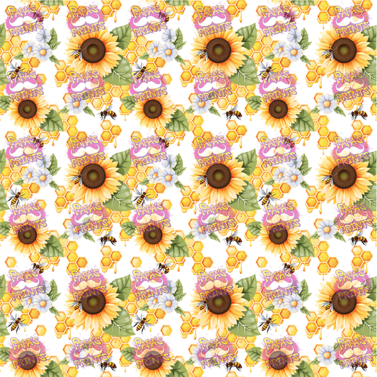 Honey Bees and Sunflowers Vinyl