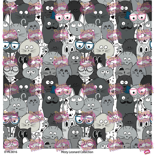 Black and Grey Cats Vinyl