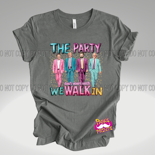 The Party Don't Start Tee
